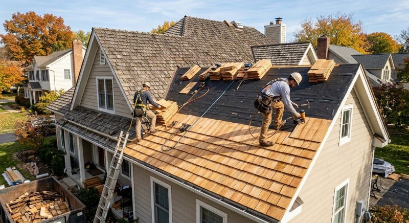 Wood Shake Roof Replacement in Locust Grove, VA